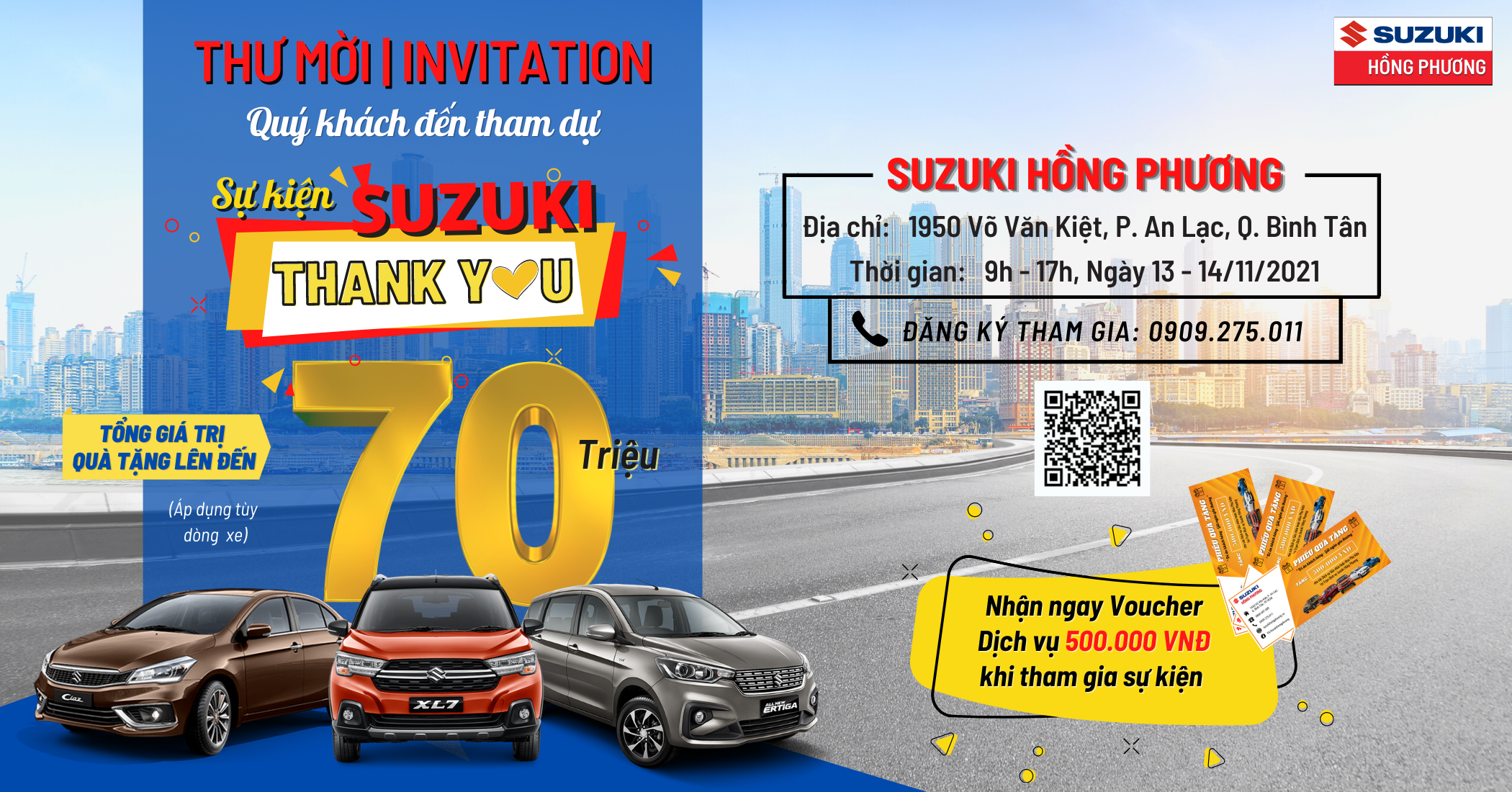 NGÀY HỘI BÁN HÀNG THÁNG 11 SUZUKI