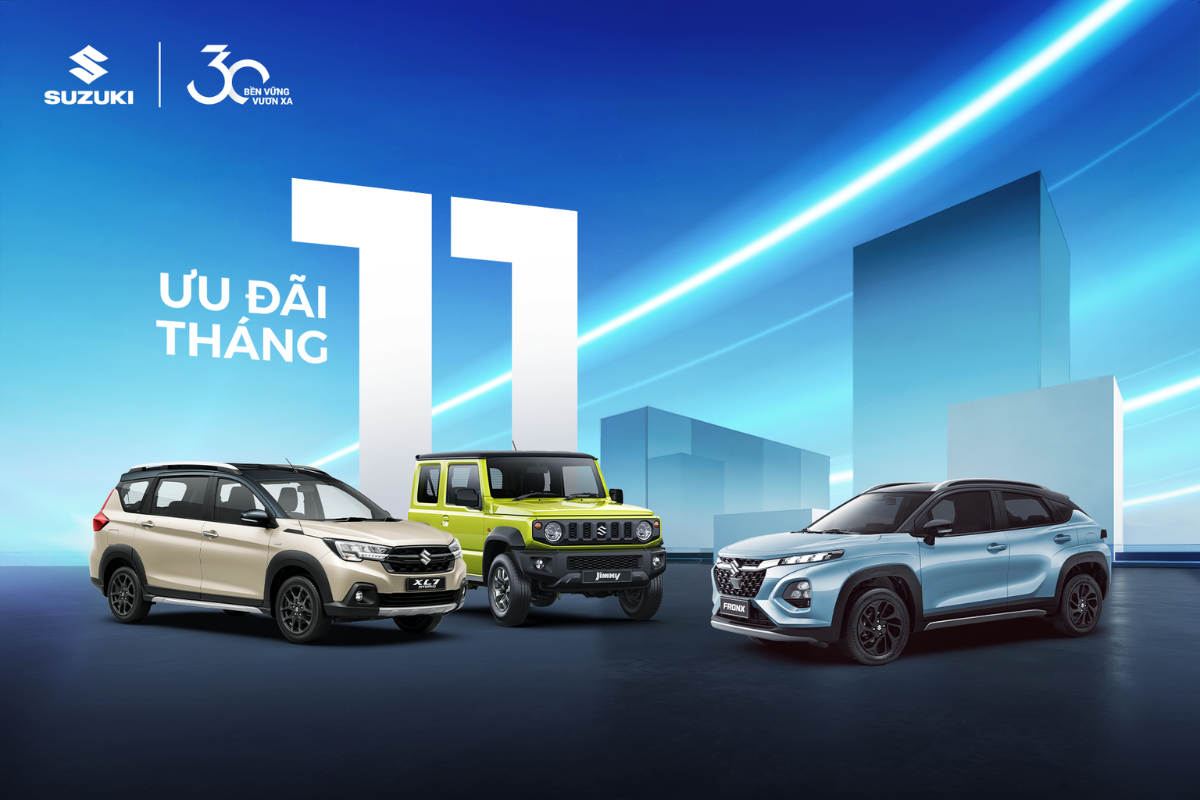 ưu đãi suzuki tháng 11/2025
